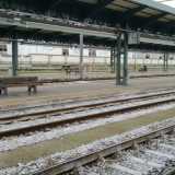 Alcune delle panchine della Stazione Centrale di Bari